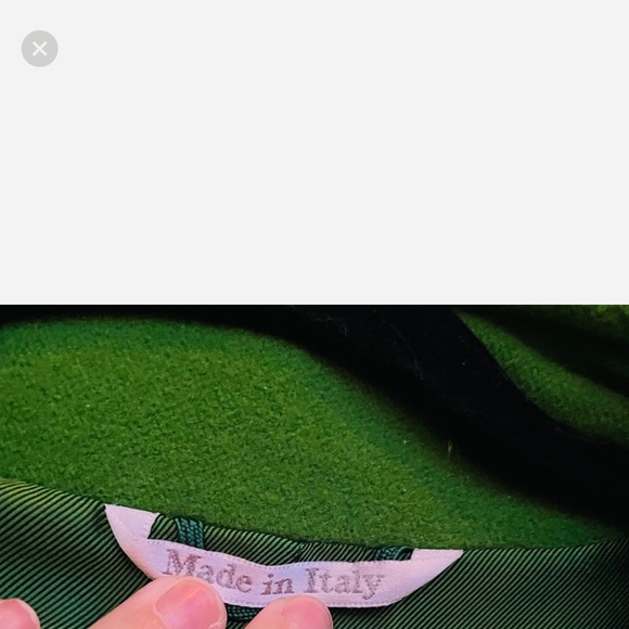 BEAUTIFUL MAX MARA LIGHT GREEN Wool Loose Jacket. Fully Lined. With 2 pockets - Picture 7 of 9